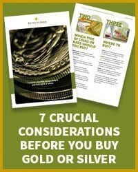 Considerations before you buy gold and silver