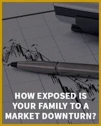 How exposed is your family to a market downturn