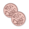 2020 Gold Sovereign 2 coin bundle