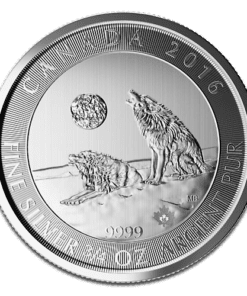 Howling Wolves silver coin