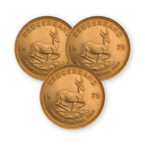 Best Value Gold Krugerrand 3 coin bundle
