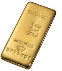 1kg gold bar