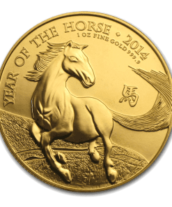 Gold Lunar Horse