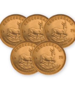 Best Value Gold Krugerrand 5 coin bundle