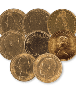 8 Portrait Sovereign coin bundle